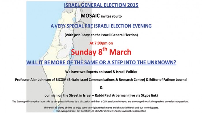 israeli election eve