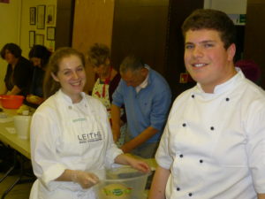 Hannah Glass and Max Alexander teaching the session - photo by Jane Prentice